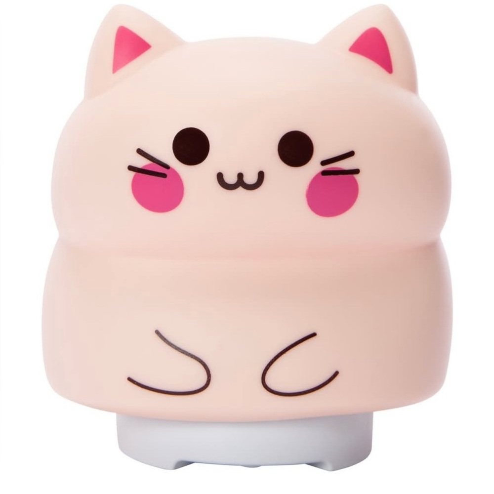 NIP Cute Pink Cat Speaker Lights Up